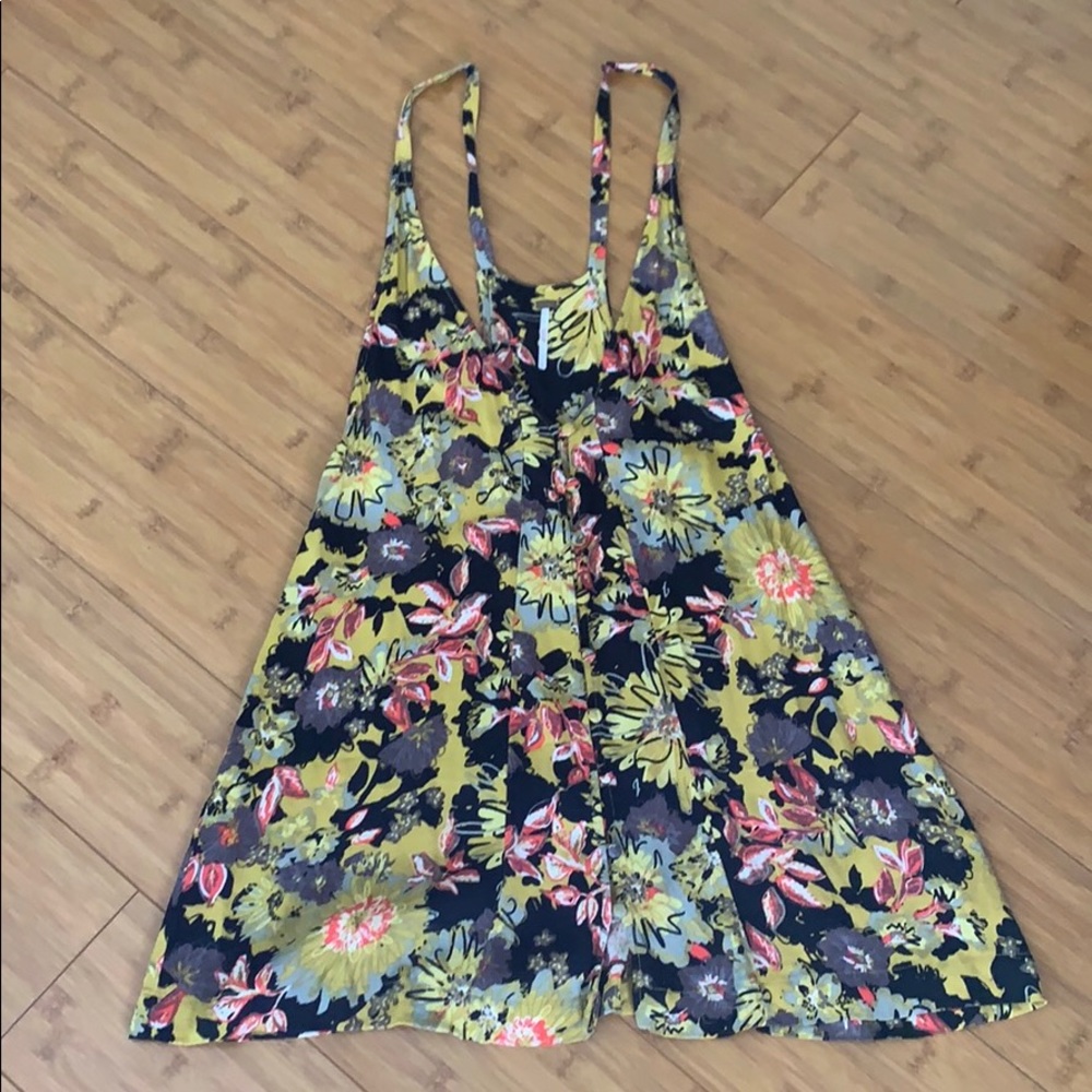 Free People Button Front mini Dress